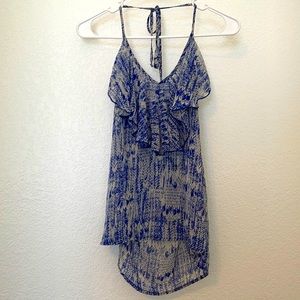 SUMMER Halter Low Back Shirt